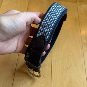 Vineyard Vines Blue and Brown Boys Belt, size 24